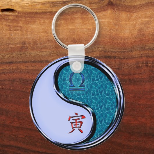 Libra & Water Tiger キーホルダー (正面)