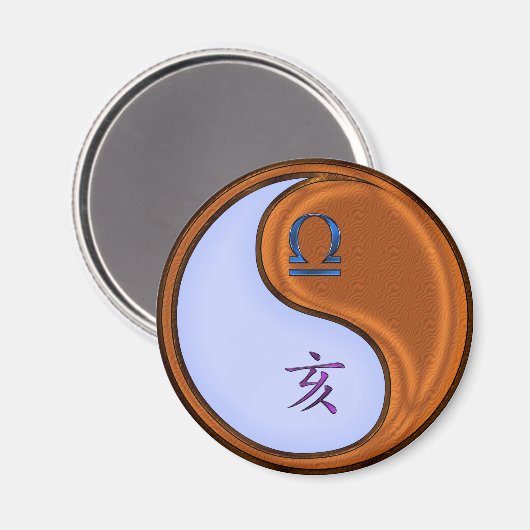 Libra & Wood Boar マグネット (正面/裏面)