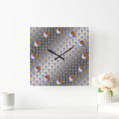 Libra & Wood Rat スクエア壁時計 (ホーム)