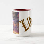 Libra Zodiac Galaxy Balance Design – Astrology Hor マグカップ (中央)