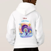 Libra Zodiac Kids Hoodie | Little Angel Pullover  (裏面)