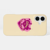 Libra Zodiac Pastel Heart Birthday Cake iPhone 16ケース (裏面横)