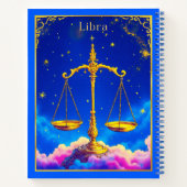 Libra Zodiac Scales in a Star-Filled Sky Journal  ノートブック (裏面)