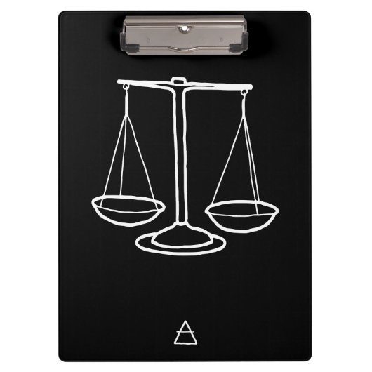 Libra Zodiac Sign -  クリップボード (正面)