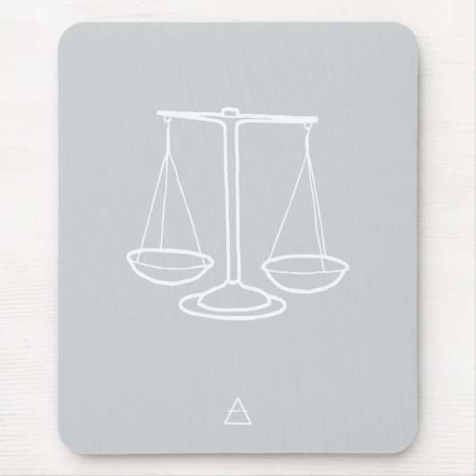 Libra Zodiac Sign - マウスパッド (正面)