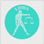 Libra, Zodiac Sign, Horoscope, Astrology シール (正面)