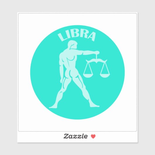 Libra, Zodiac Sign, Horoscope, Astrology シール (シート)