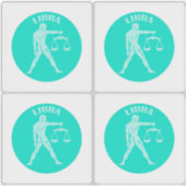 Libra, Zodiac Sign, Horoscope, Astrology シール (正面)