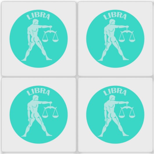 Libra, Zodiac Sign, Horoscope, Astrology シール (正面)