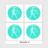 Libra, Zodiac Sign, Horoscope, Astrology シール (シート)