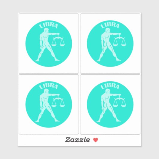 Libra, Zodiac Sign, Horoscope, Astrology シール (シート)