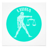 Libra, Zodiac Sign, Horoscope, Astrology フォトプリント (正面)