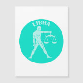 Libra, Zodiac Sign, Horoscope, Astrology マグネット招待状 (正面)