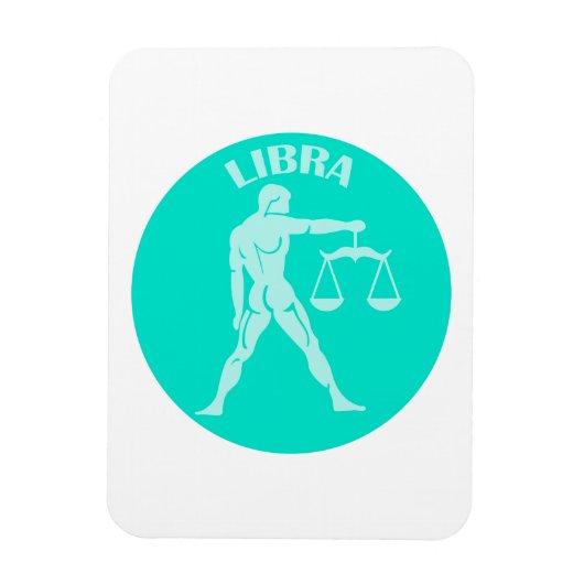 Libra, Zodiac Sign, Horoscope, Astrology マグネット (縦)