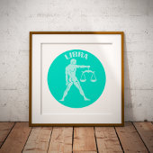 Libra, Zodiac Sign, Horoscope, Astrology 箔ポスター