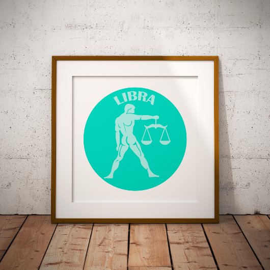 Libra, Zodiac Sign, Horoscope, Astrology 箔ポスター
