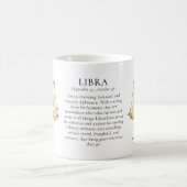 Libra Zodiac Sign Horoscope Personalized Gift コーヒーマグカップ (中央)