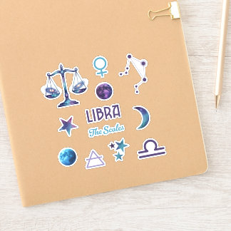 Libra Zodiac Sticker Collection シール