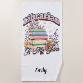  Librarian   ビーチタオル (正面)