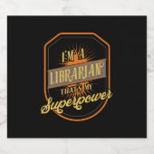 Librarian リキュールボトルラベル (シングルラベル)