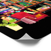 Librarian And Book Lover Christmas Library Tree Li ポスター (角)