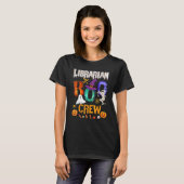 Librarian Boo Crew Teacher Student  Halloween Cost Tシャツ (正面フル)