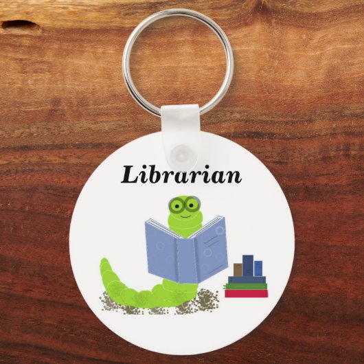 Librarian - Bookworm キーホルダー (正面)