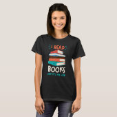 Librarian Bookworm Book I Books Like It's M Tシャツ (正面フル)