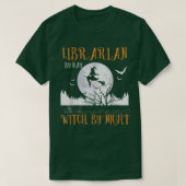 Librarian By Day Witch By Night Women Halloween Tシャツ (デザイン正面)