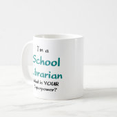 librarian school コーヒーマグカップ (正面左)