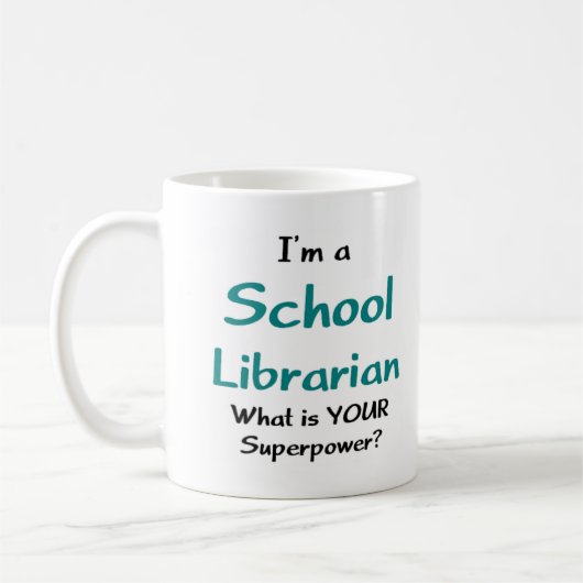 librarian school コーヒーマグカップ (左)