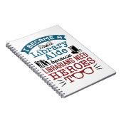 Library おもしろい Aide Assistant Heroesことわざ ノートブック (右側)