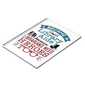 Library おもしろい Aide Assistant Heroesことわざ ノートブック (左側)