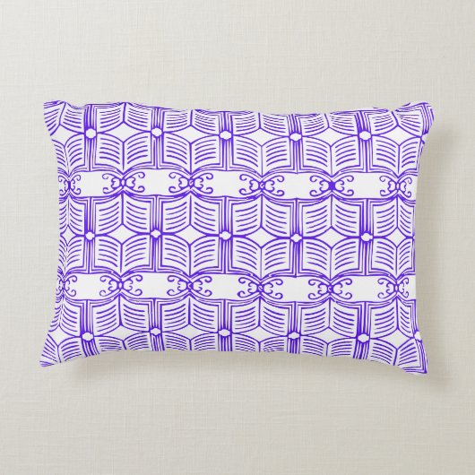 Library Book Pattern  アクセントクッション (裏面)