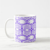 Library Book Pattern  コーヒーマグカップ (左)