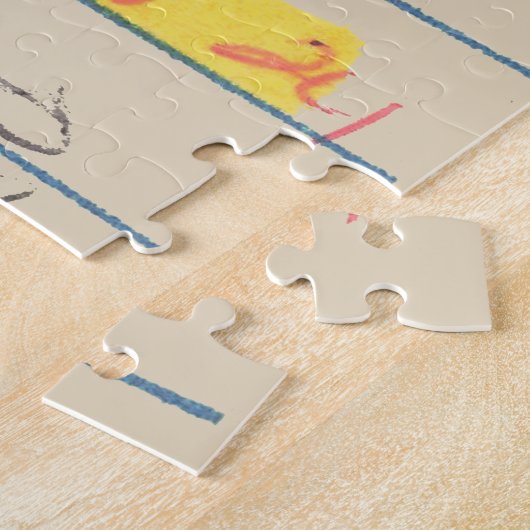 Library Card 3503 Exploring the Moon ジグソーパズル (側面)