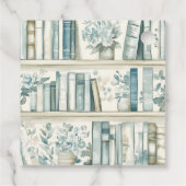 Library Chapter ONE Blue Boy Book 1st Birthday フェイバータグ (裏面)