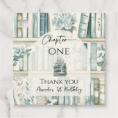 Library Chapter ONE Blue Boy Book 1st Birthday フェイバータグ (正面)