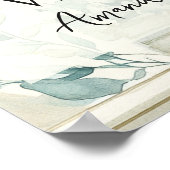 Library Chapter ONE Blue Boy Book 1st Birthday ポスター (角)