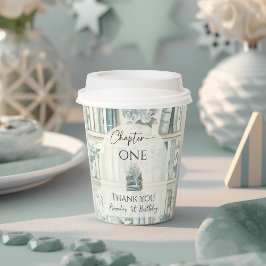 Library Chapter ONE Blue Boy Book 1st Birthday 紙コップ