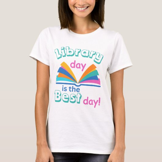 Library DayはT最高のシャツ Tシャツ (正面)