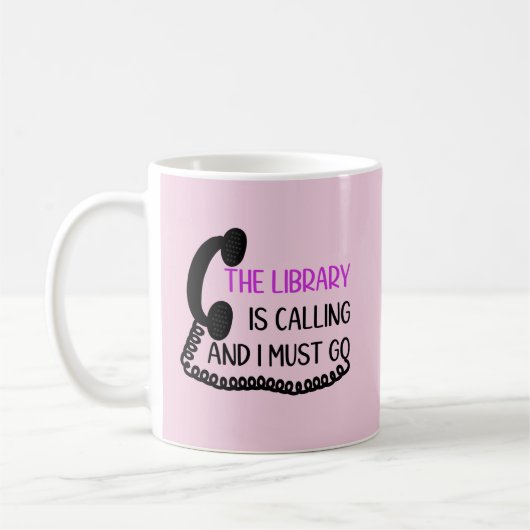 Library is Calling コーヒーマグカップ (左)