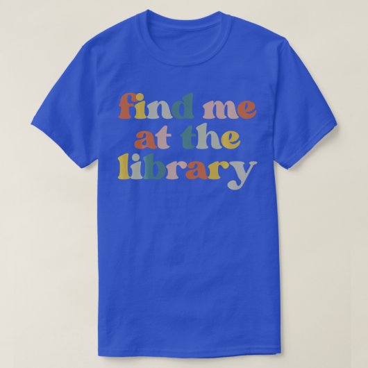 Library Librarian Book Readerおたく Tシャツ (デザイン正面)