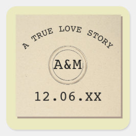 Library Love Store Books Stickersラベル スクエアシール