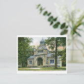 Library, Madison, New Jerseyヴィンテージ ポストカード (スタンド正面)