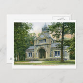 Library, Madison, New Jerseyヴィンテージ ポストカード (正面/裏面)