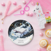 Library Magical Children's Storybook誕生日 ペーパープレート (パーティー)