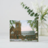 Library, Manchester, NH 1909ヴィンテージ ポストカード (スタンド正面)