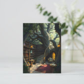 Library Nestled Within The Branches ポストカード (スタンド正面)