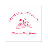 Library of Book Stampからエレガント セルフインキングスタンプ (デザイン)